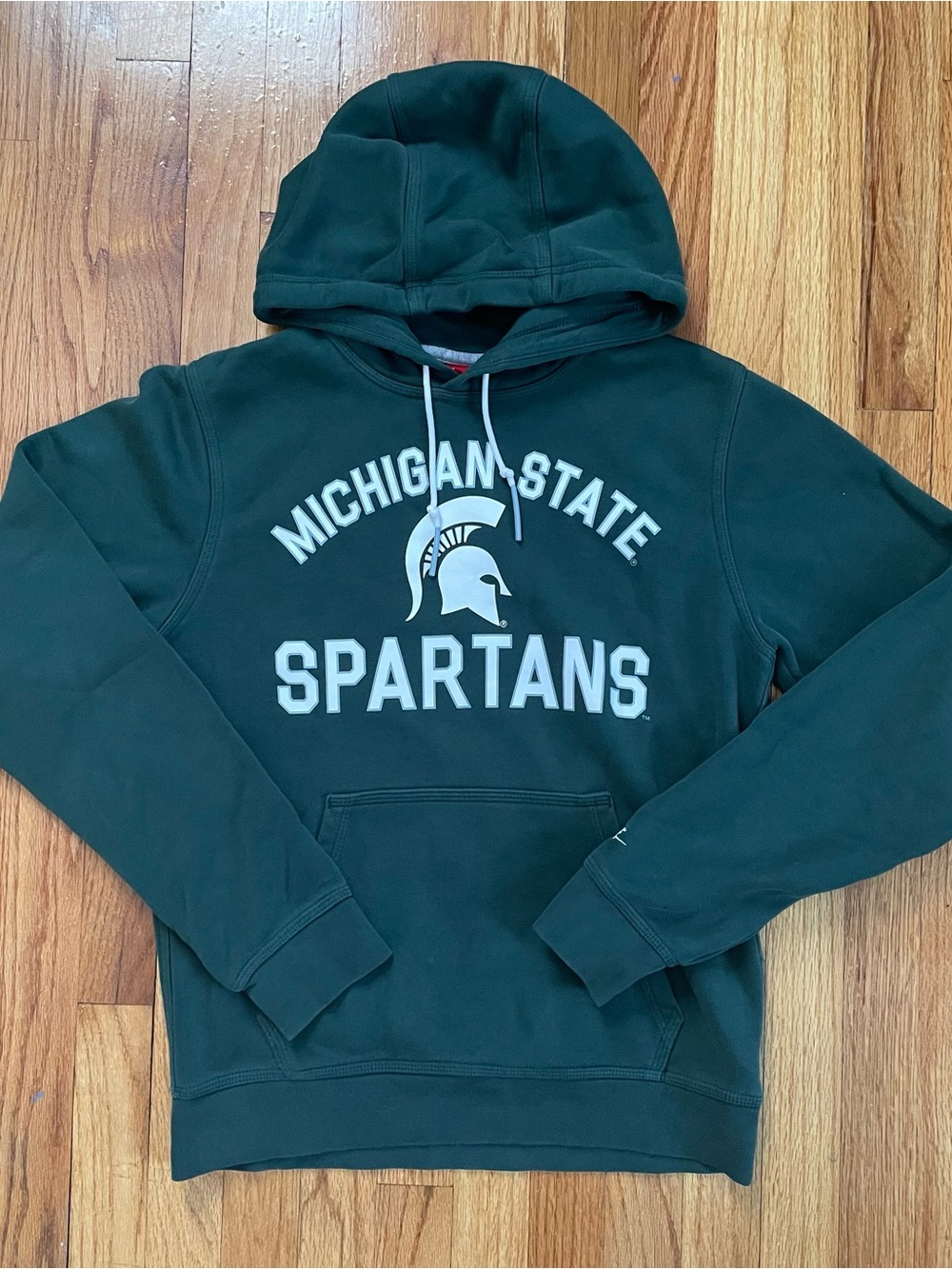 Nike Michigan State Spartans MSU Pullover Hoodie Sweatshirt Green Men’s Size S